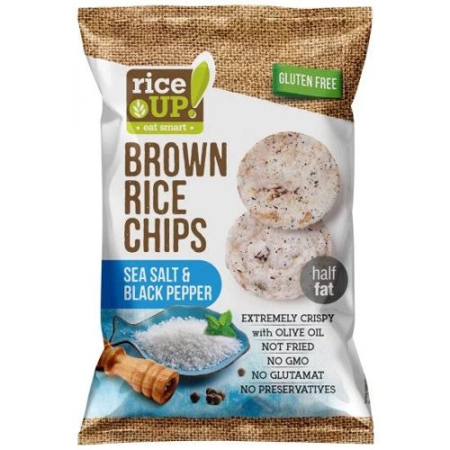 RICE UP CHIPS SÓS ÉS BORSOS ÍZŰ 60G#24