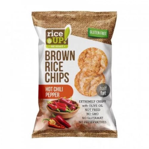 RICE UP CHIPS CSÍPŐS CHILI ÍZŰ 60G#24