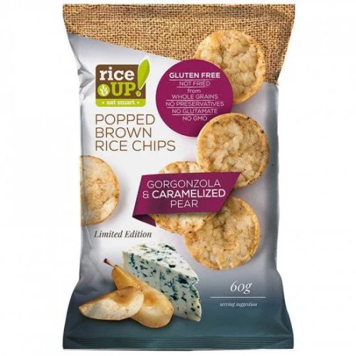 RICE UP CHIPS GORGONZOLA SAJTOS ÍZŰ 60G#24