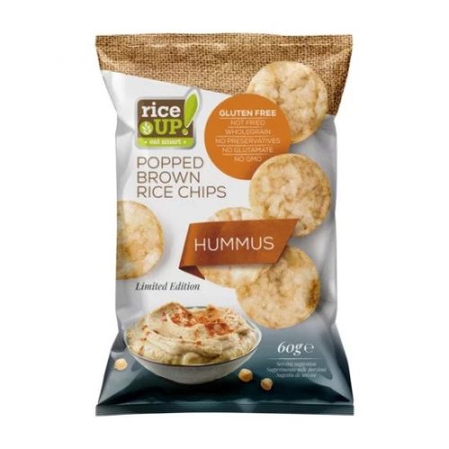 RICE UP CHIPS HUMUSZ ÍZŰ 60G#24