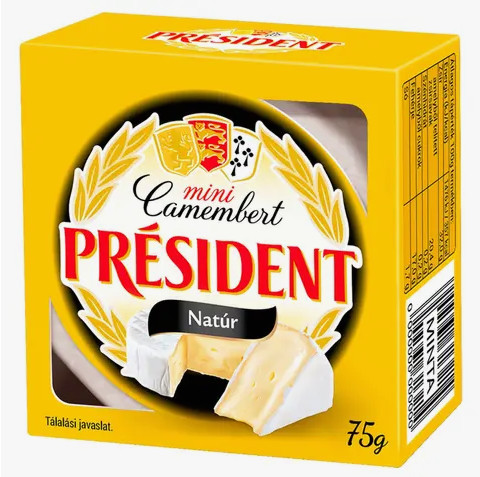 PRESIDENT MINI CAMEMBERT NATÚR 75G #20