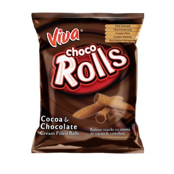 VIVA CHOCO ROLLS KAKAÓS KRÉMMEL TÖLTVE 100G #18