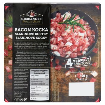 GIERLINGER S PRÉMIUM BACON KOCKA 4*62,5G#14