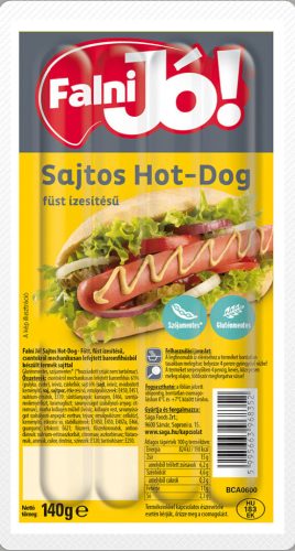 SÁGA FJ! HOT DOG SAJTOS 140G #20