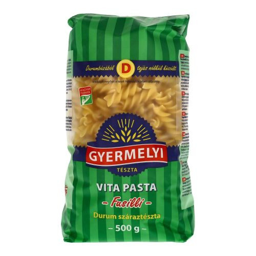 GYERMELYI VITA PASTA FUSILLI 500G #16