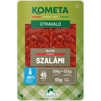 KOMÉTA SZEL. ÚTRAVALÓ ÍZLETES SZALÁMI PAPR 65G #10