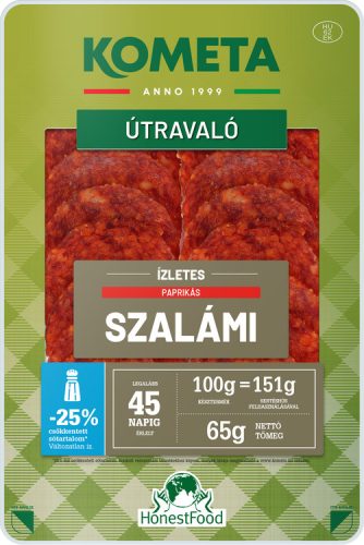 KOMÉTA SZEL. ÚTRAVALÓ ÍZLETES SZALÁMI PAPR 65G #10