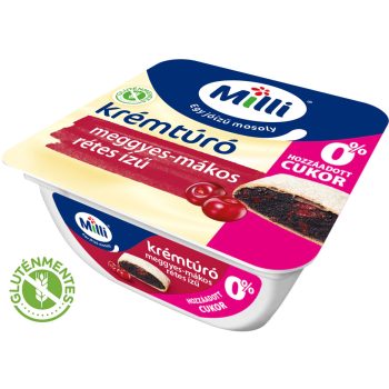 MILLI KRÉMTÚRÓ 0% MEGGYES-MÁKOS ÍZŰ RÉTES 90G #15
