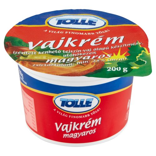 TOLLE VAJKRÉM FÉLZSÍROS MAGYAROS 200G #12