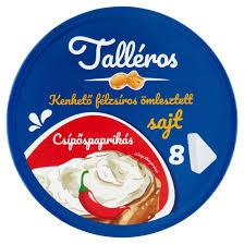 KŐRÖSI TALLÉROS DOB. SAJT CSÍPŐSPAPRIKÁS 140G #32