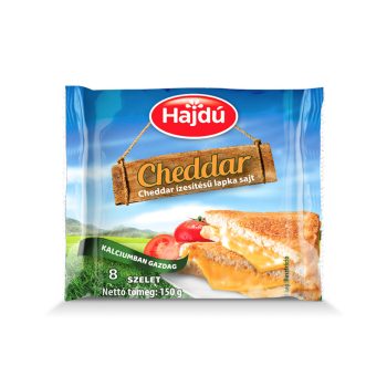 HAJDÚ LAPKA SAJT CHEDDAR 150G#24