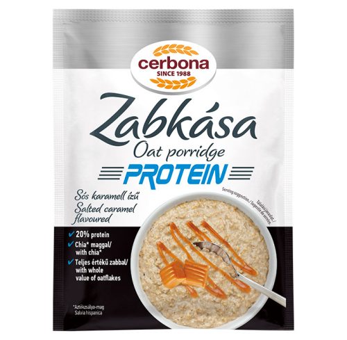 CERBONA ZABKÁSA PROTEIN SÓS-KARAMELL 60G #20