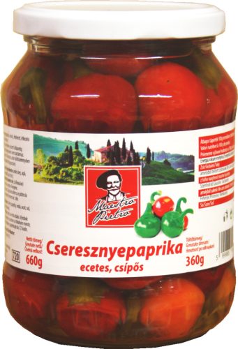 CSERESZNYEPAPRIKA CSÍPŐS M.P. 720ML ÜVEGES #8