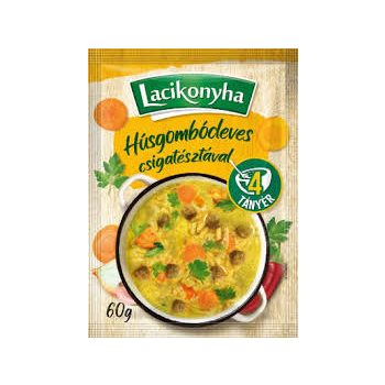 LK. 4 T. HÚSGOMBÓCLEVES CSIGATÉSZTÁVAL 60G #17