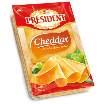 PRESIDENT SZEL.CHEDDAR SAJT 100G #10
